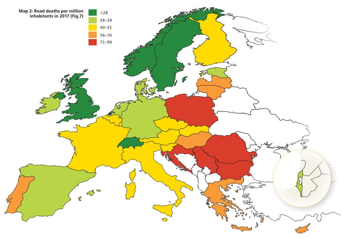 Pod względem bezpieczeństwa nie mamy się czym chwalić. Polska w ogonie UE