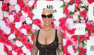 Amber Rose w koronkowym body. Sexy?