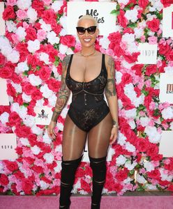 Amber Rose w koronkowym body. Sexy?