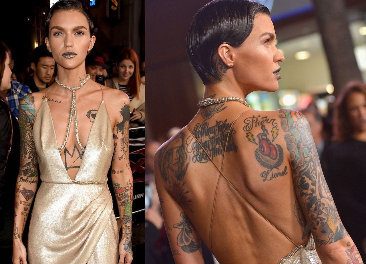 Ruby Rose: jej tatuaże szpecą czy dodają uroku?