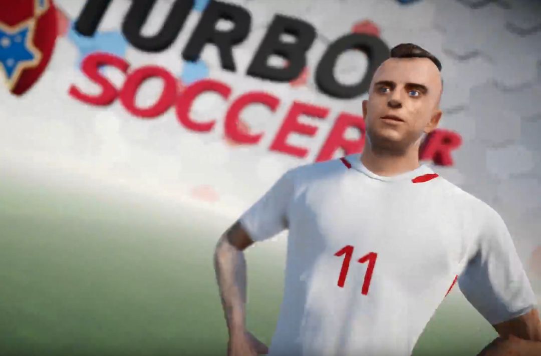 Kamil Grosicki w wirtualnej rzeczywistości w Turbo Soccer VR