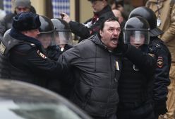 Rosja: W centrum Moskwy zatrzymano kilkadziesiąt osób. Wśród nich są niepełnoletni