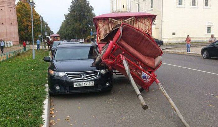 Słabo zaparkował