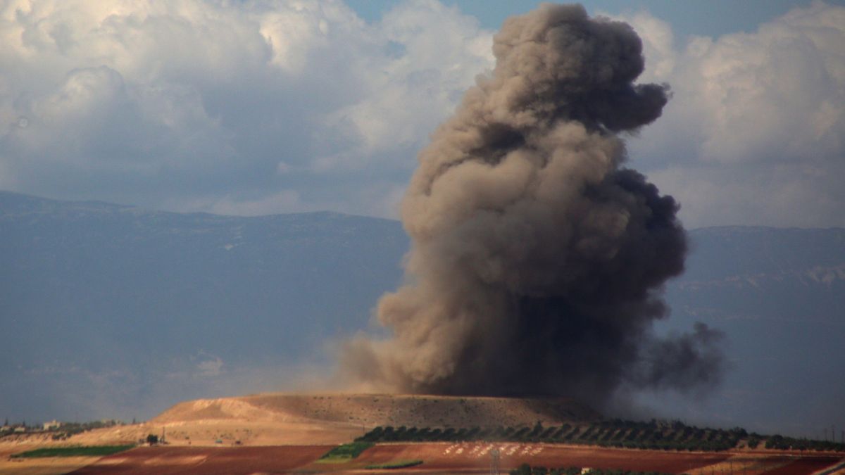 Atak w prowincji Idlib (zdjęcie archiwalne).