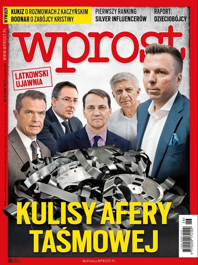 Okładki tygodników. "Wprost" ujawni kulisy afery taśmowej