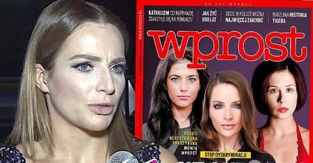 Anna Dereszowska o dyskryminacji kobiet. Nie była zadowolona z głośnej okładki "Wprost" [WIDEO]