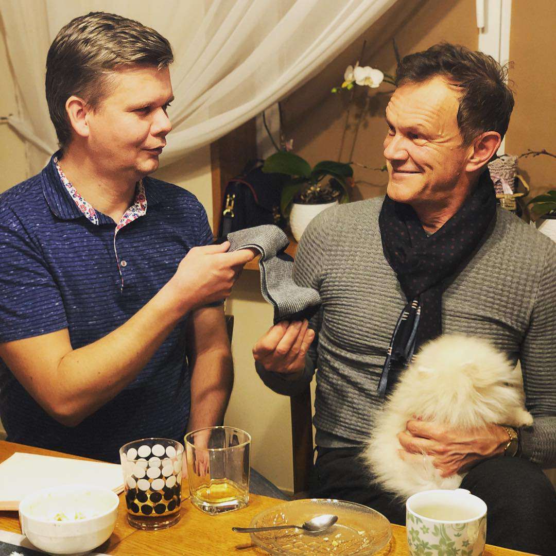 Cezary Pazura i Tomek Zając