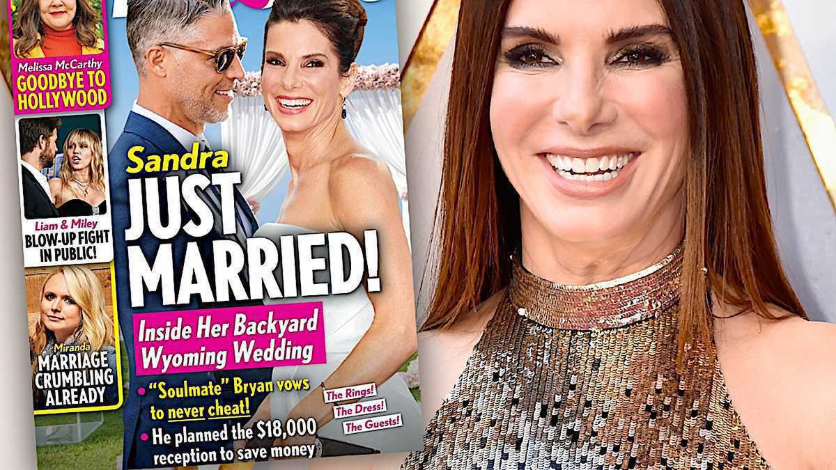 Sandra Bullock wzięła cichy ślub! Tabloid ujawnił szczegóły ceremonii!