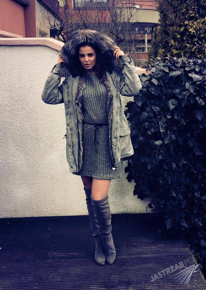 Justyna Pawlicka w naturalnych futrach