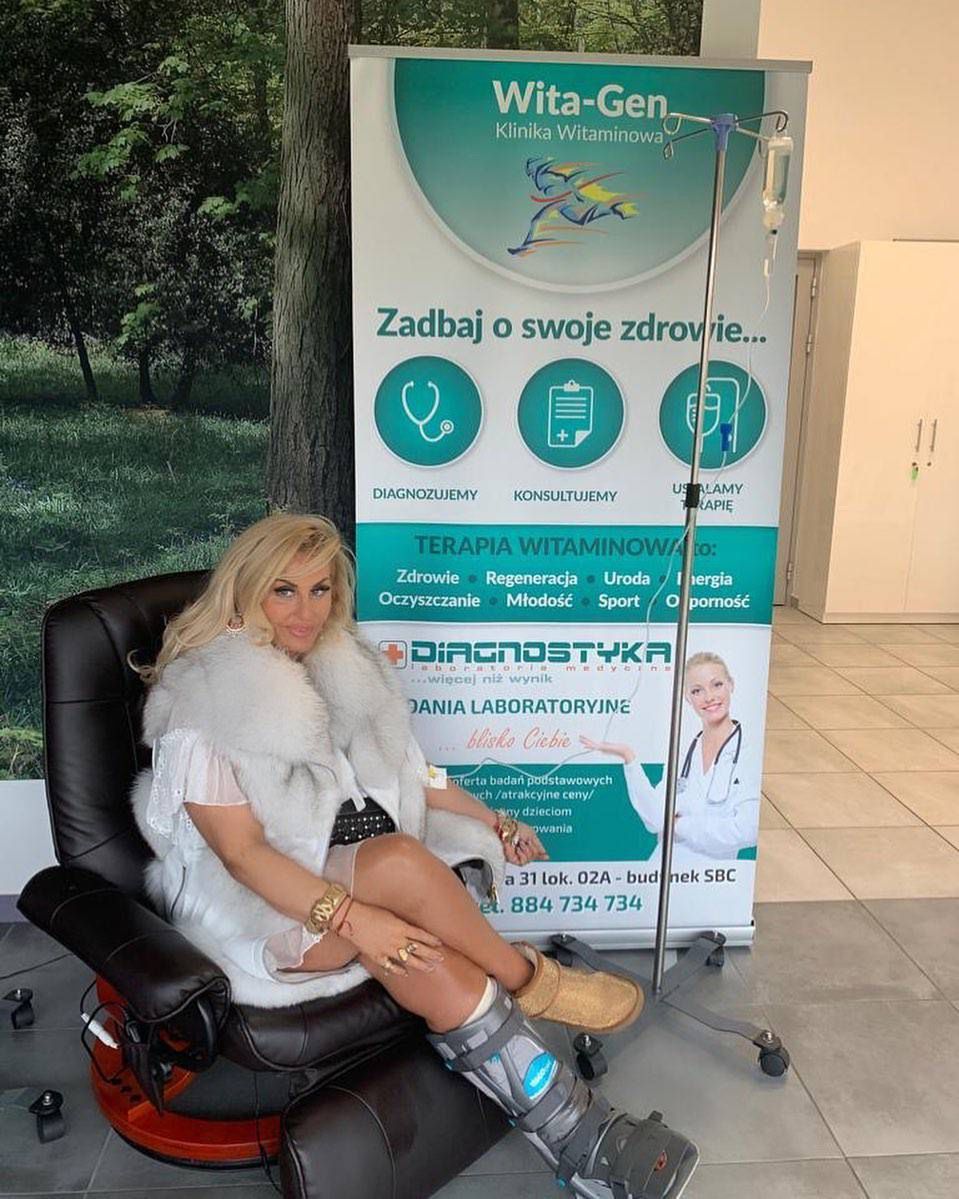 Dagmara Kaźmierska po drugiej operacji nogi