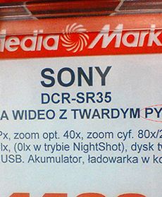 Kamera z twardym pyskiem