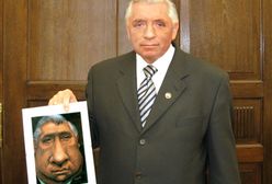 Andrzej Lepper i jego karykatura