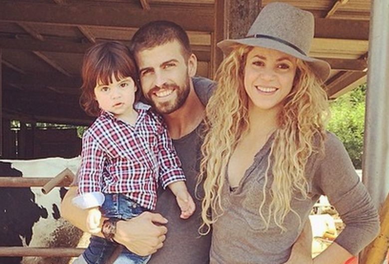 Shakira, Gerard Pique i ich starszy syn Milan