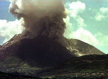 Kopuła wulkanu Montserrat załamała się