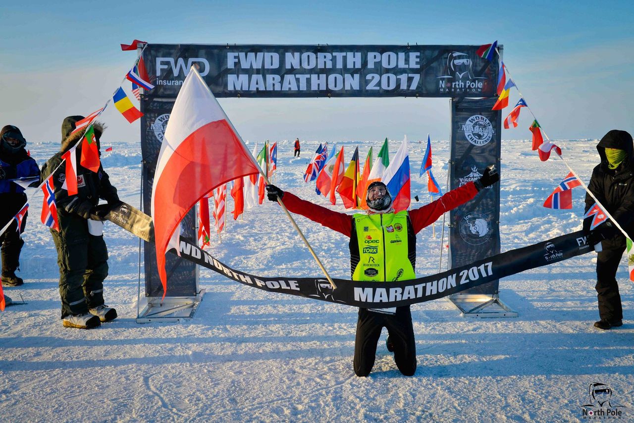 Polak zwycięzcą "najzimniejszego maratonu"