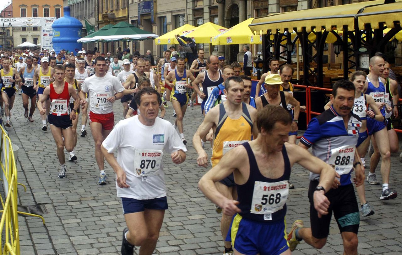 Półmaraton wrocławski. Zdjęcie trasy biegu przeraziło mieszkańców