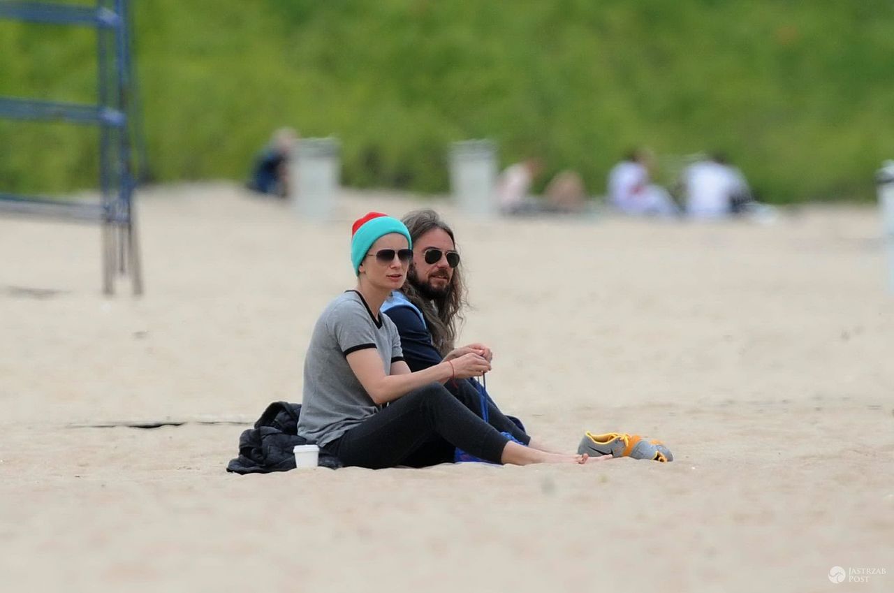 Magdalena Cielecka i Dawid Wajntraub - zdjęcia paparazzi