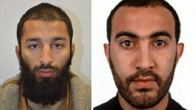  Khuram Butt (po lewej) i Rachid Redouane; zdjęcie udostępnione przez policję z Londynu