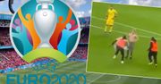 Euro 2020: Tego nie pokazały kamery. Agresywny kibic wtargnął na boisko podczas finału. Do sieci trafiło nagranie