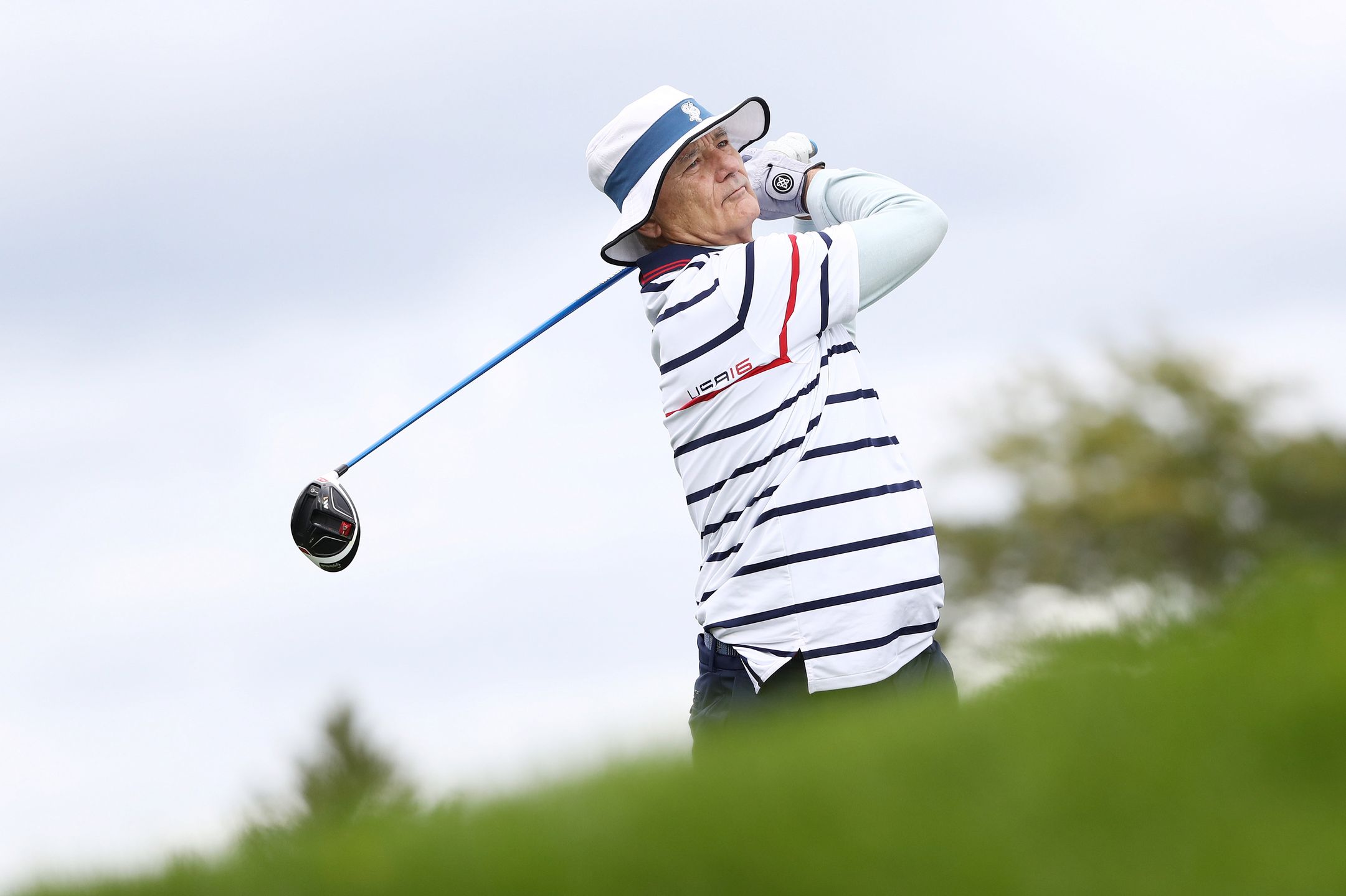 during the 2016 Ryder Cup Celebrity Matches at Hazeltine National Golf Club on September 27, 2016 in Chaska, Minnesota. 