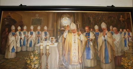 Burza wokół obrazu papieża w Kalwarii Zebrzydowskiej. "Kicz doskonały"