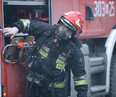 Wybuch gazu w Warszawie. Kobieta ranna