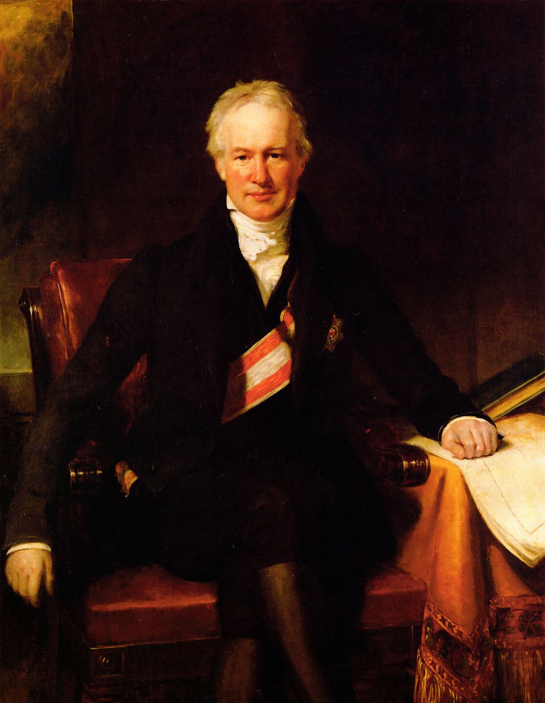 Alexander von Humboldt, portret autorstwa W. Pickersgilla. 
