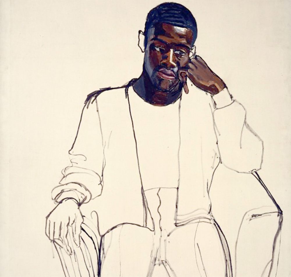 James Hunter-czarny poborowy- Alice Neel