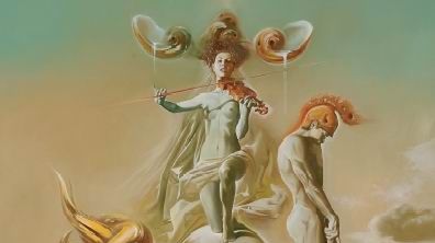 Jeden z obrazów Wojciech Siudmaka