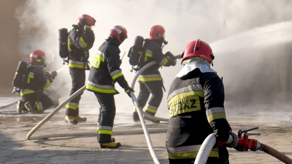 Strażacy opanowali sytuację zanim na miejsce dojechały kolejne jednostki
