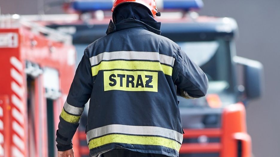 Na miejscu pracują strażacy i policja