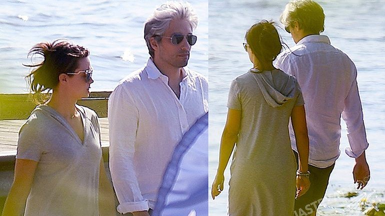 Kinga Rusin i Marek Kujawa w Jachrance