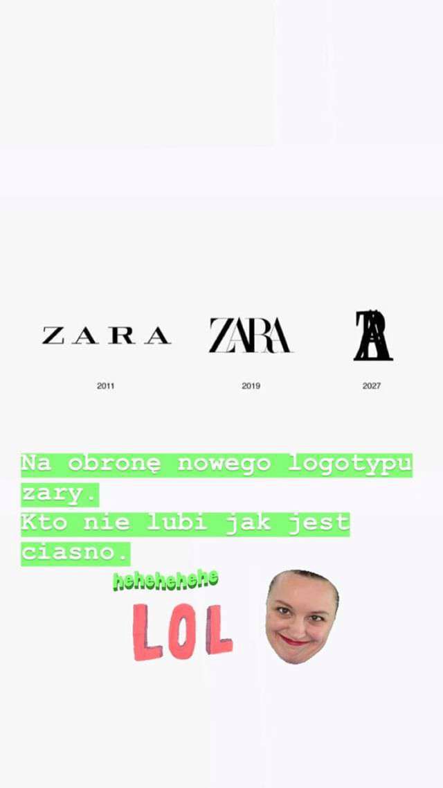 Mem z logiem Zary – Faszyn from raszyn