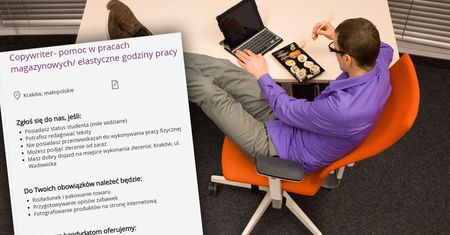 W tej pracy nie będziesz się nudził. Firma szuka copywritera, fotografa i magazyniera. W jednej osobie