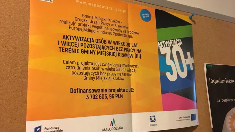W Krakowie motywują 30-latków do pracy.
