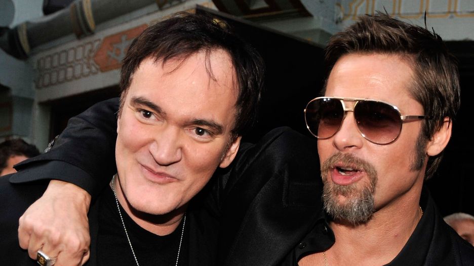 Quentin Tarantino i Brad Pitt, Kalifornia, 2009 r.
