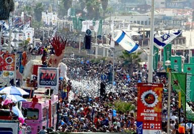 Parada Miłości na ulicach Tel Awiwu
