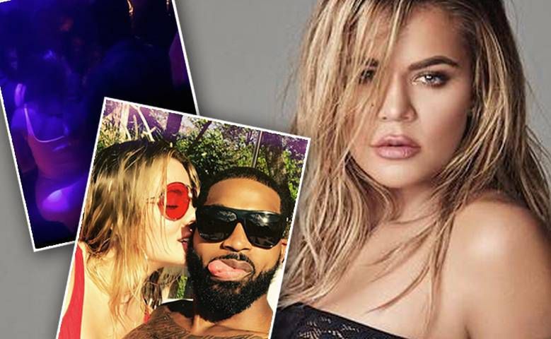 Skandal przed porodem Khloé Kardashian! Wyciekł film z namiętnymi scenami jej partnera. Bezceremonialnie obmacywał inną kobietę [WIDEO]