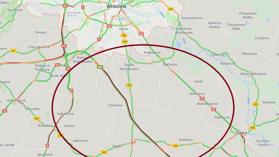 Autostrada A4 w kierunku Wrocławia jest zablokowana