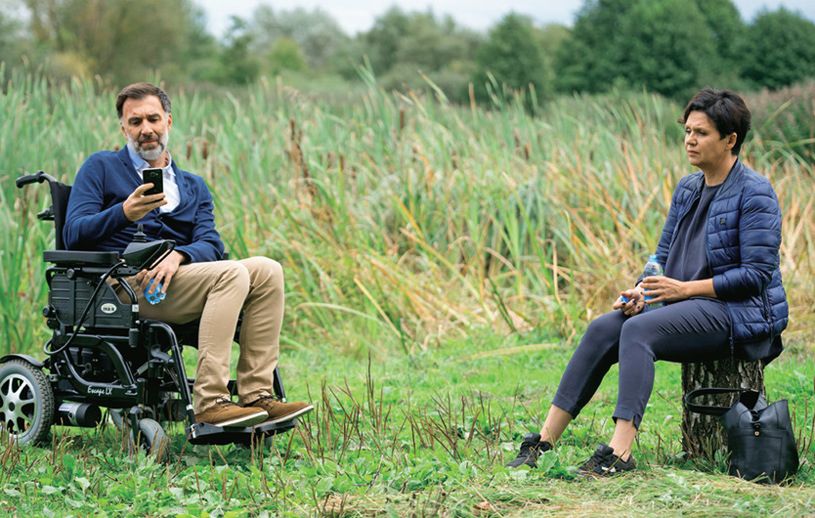 Małgorzata Pieńkowska i Radosław Krzyżowski zbliżyli się na planie "M jak miłość"