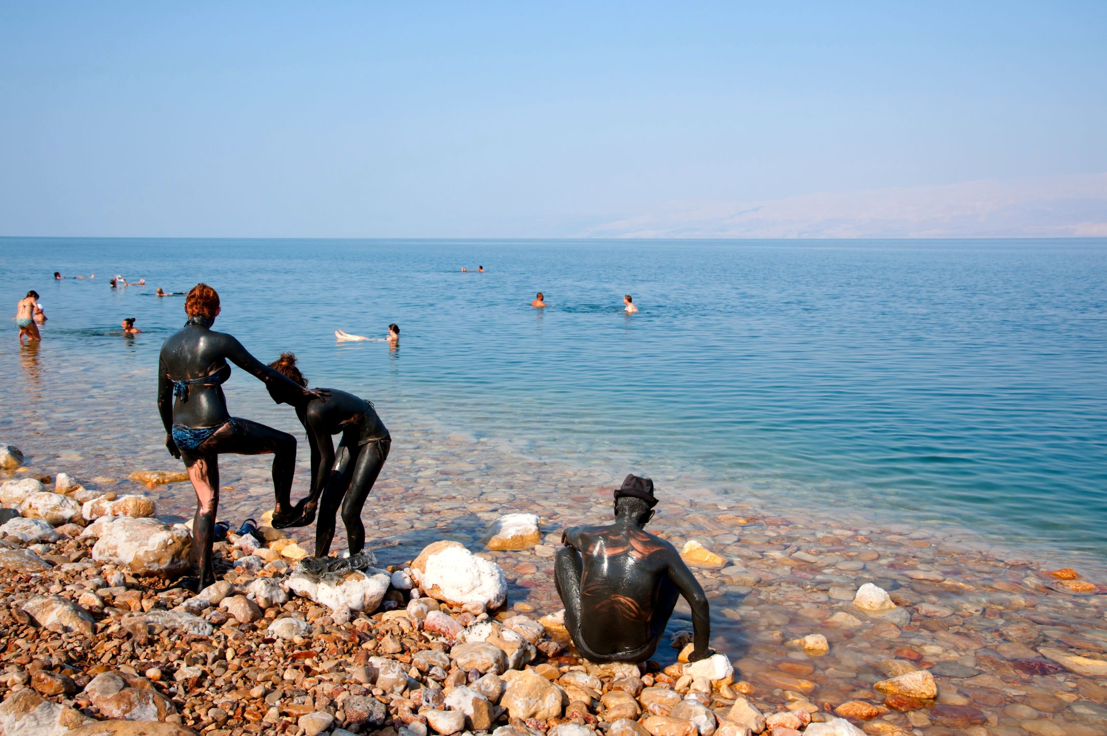 morze martwe, izrael, jordania 