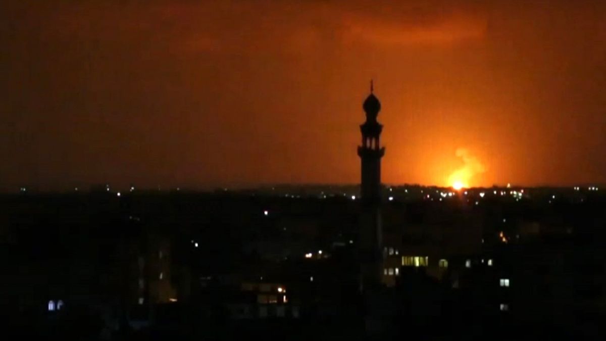 Eksplozja w Strefie Gazy (zdjęcie archiwalne)