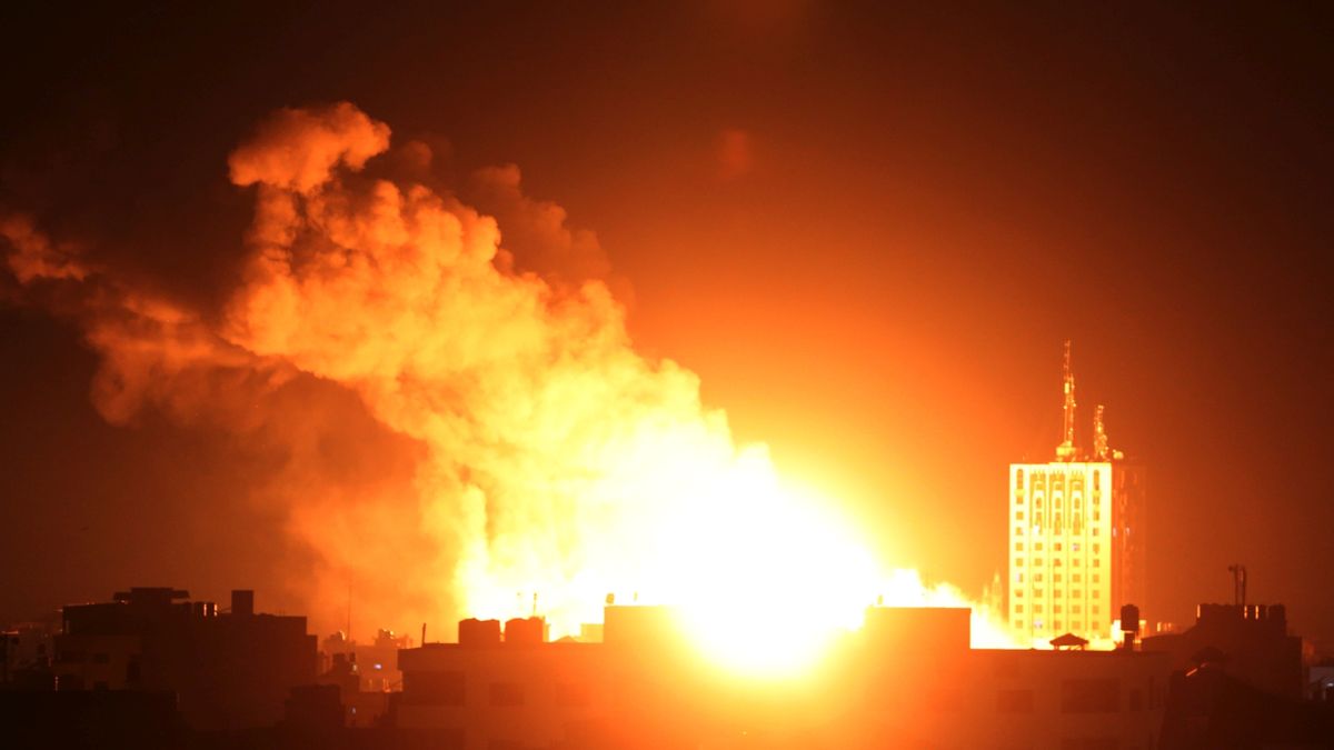 Atak Izraela na Gazę (zdjęcie archiwalne).