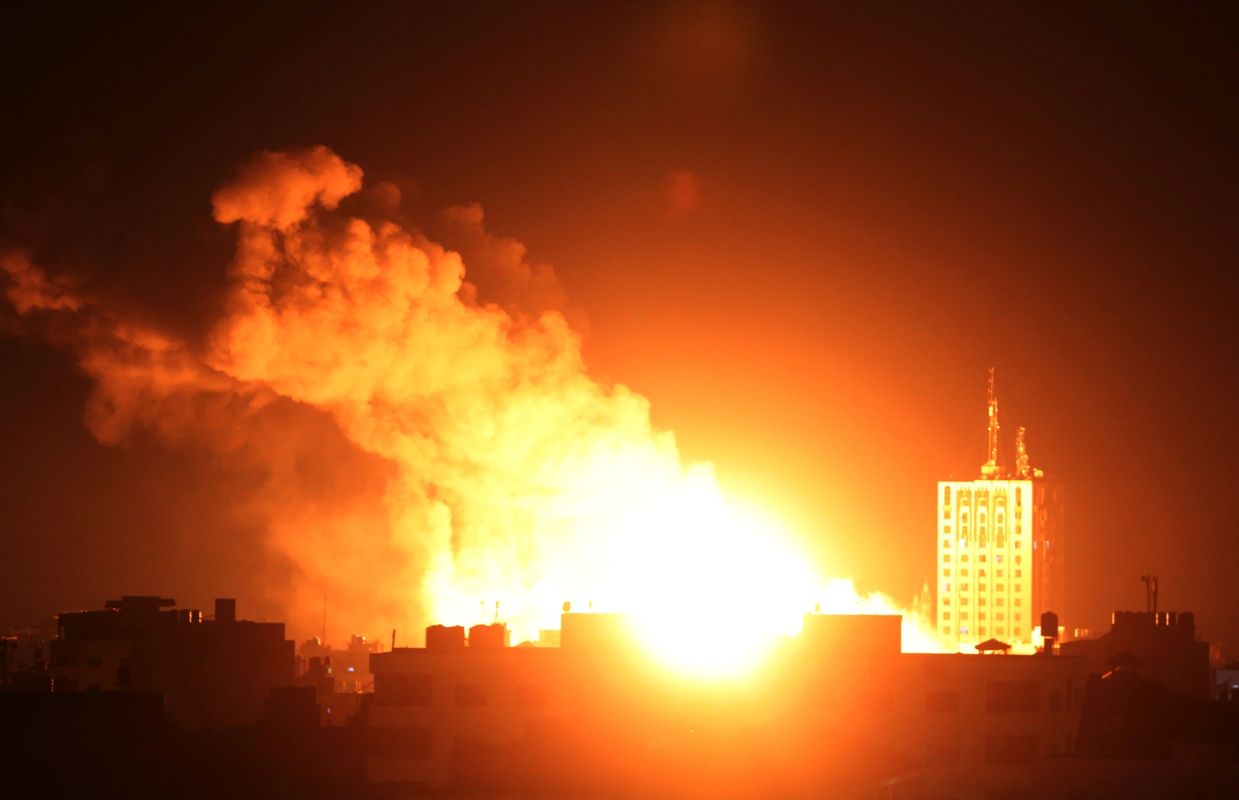 Atak Izraela na Gazę (zdjęcie archiwalne).