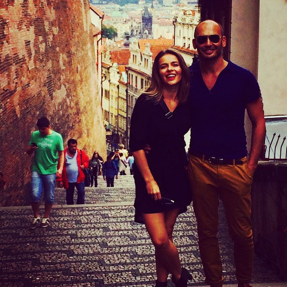 Edyta Herbuś 
Spacer z choreografem
fot.screen z Instagram