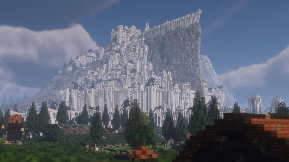 Tak wygląda Minas Tirith w Minecrafcie