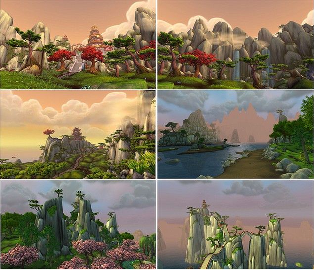 World of Warcraft - krajobrazy