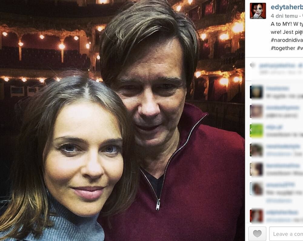 Edyta Herbuś, Mariusz Treliński
Fotografia: screen z Instagram.com