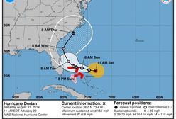 Pogoda. Huragan Dorian u wybrzeży Bahamów. Chwila przed uderzeniem