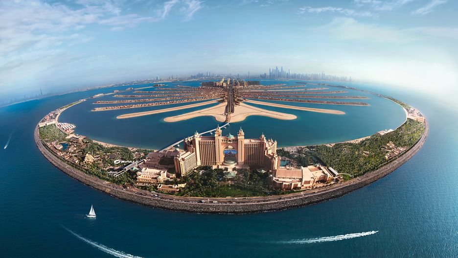 Palm Jumeirah, czyli Wyspy Palmowe w Dubaju, to zespół największych sztucznych wysp na świecie